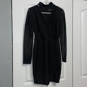Black long sleeve dress